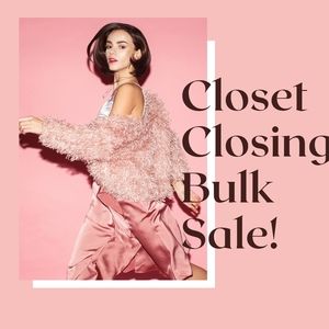 CLOSET CLOSING BULK ORDER SALE